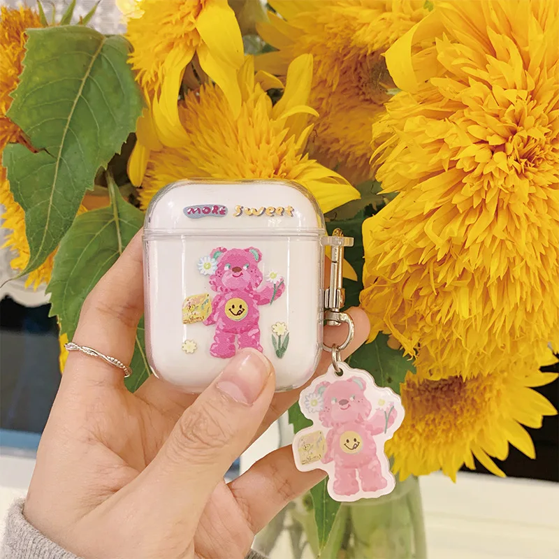 Case For Apple AirPods Pro 2 Cartoons Lovely Bear Soft Silica gel Earphone Protective Cover Coque For Air pods 1 3 Covers
Case For Apple AirPods Pro 2 Cartoons Lovely Bear Soft Silica gel Earphone Protective Cover Coque For Air pods 1 3 Covers