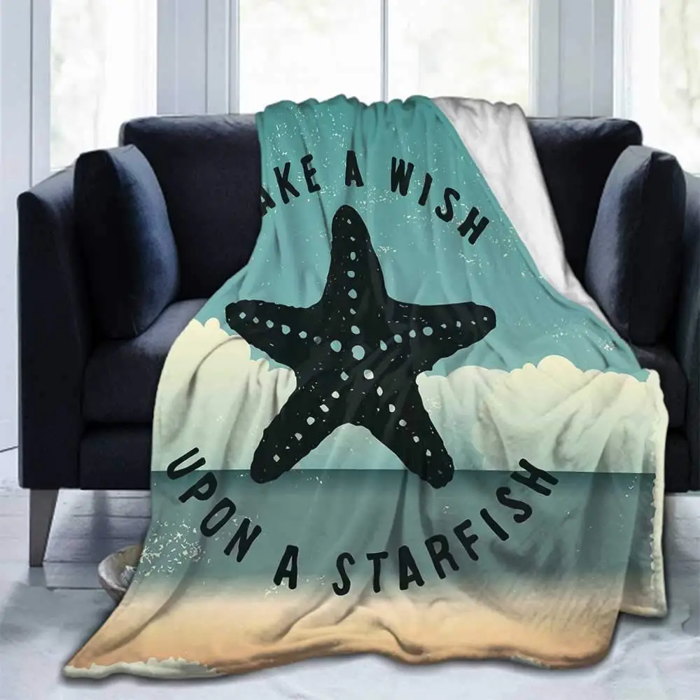 Starfish Decor Lightweight Cozy Bed Blanket Super Soft Throw Blanket fit Couch Sofa for Living Room Suitable for All
Starfish Decor Lightweight Cozy Bed Blanket Super Soft Throw Blanket fit Couch Sofa for Living Room Suitable for All