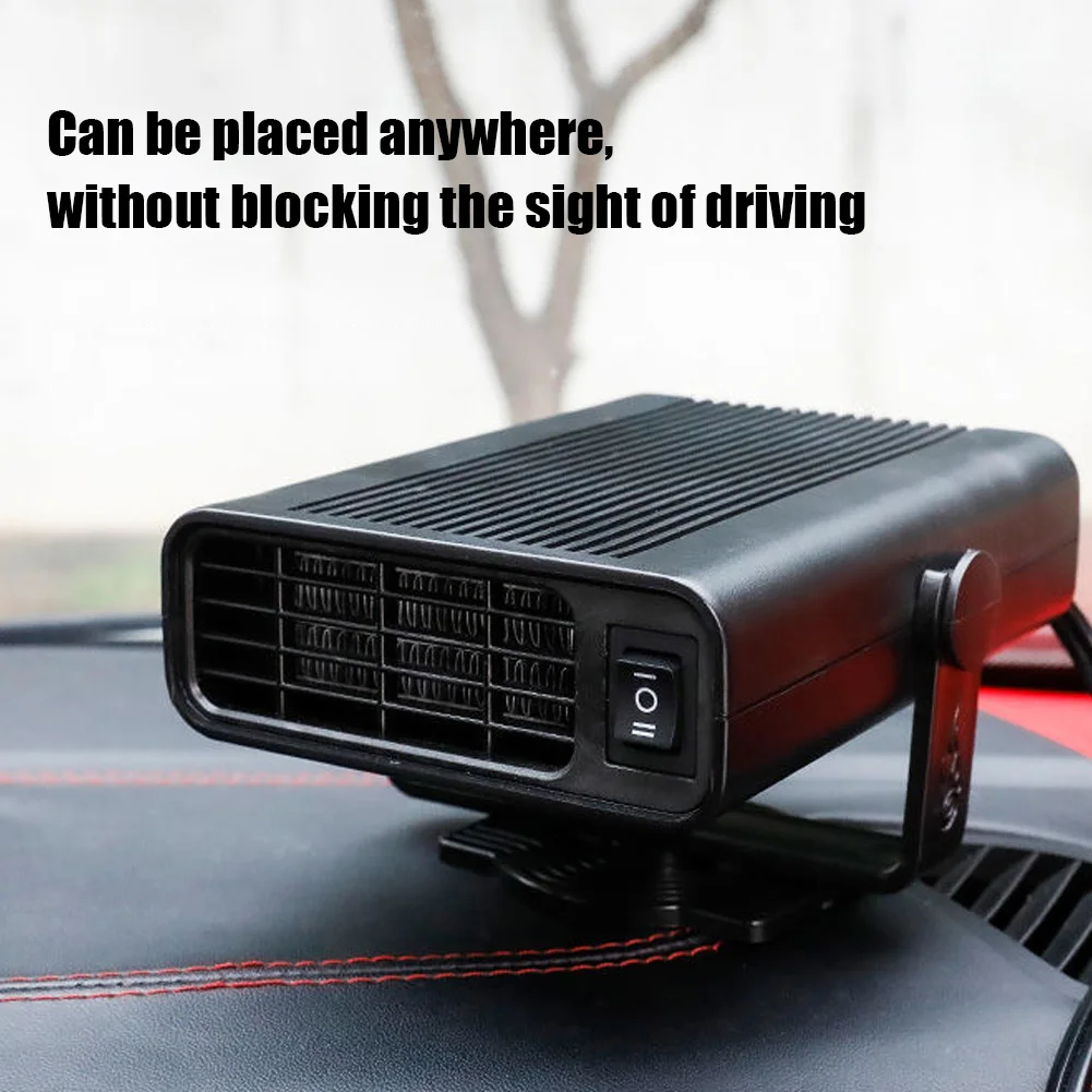 Car Heater 12V/24V 500W Portable 360 Degree Adjustable Electric Heating Fan 2 Modes Air Purifier Windshield Defogging Defroster
Car Heater 12V/24V 500W Portable 360 Degree Adjustable Electric Heating Fan 2 Modes Air Purifier Windshield Defogging Defroster