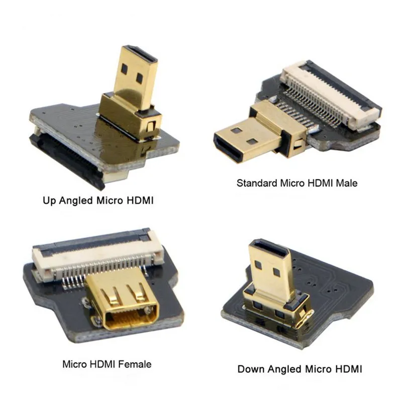 FPV Micro HDMI-Compatible Type D Connector for FPV HDTV Multicopter Aerial Photography
FPV Micro HDMI-Compatible Type D Connector for FPV HDTV Multicopter Aerial Photography