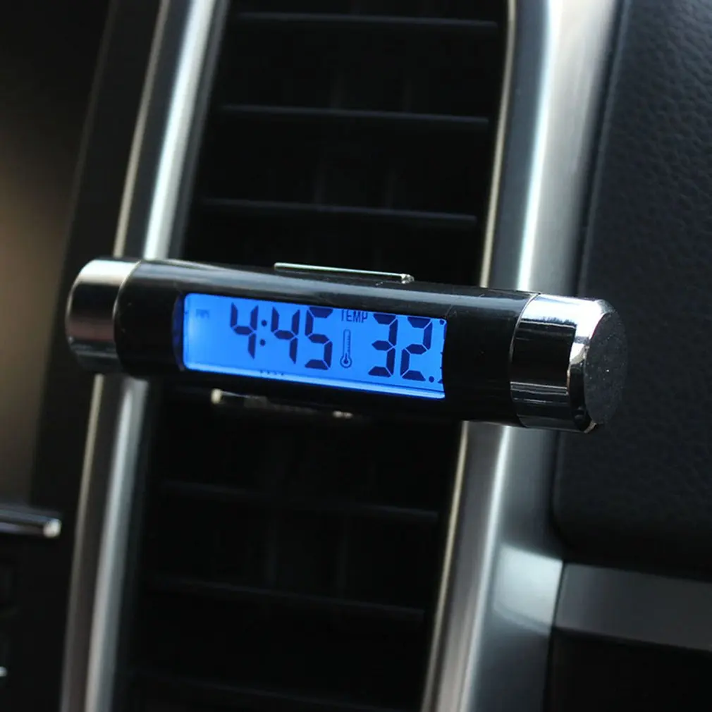 2 In 1 Car Vehicle LCD Digital Display Automotive Thermometer Clock Portable Car Air Vent Outlet Clip-on LED Backlight Dropship
2 In 1 Car Vehicle LCD Digital Display Automotive Thermometer Clock Portable Car Air Vent Outlet Clip-on LED Backlight Dropship
