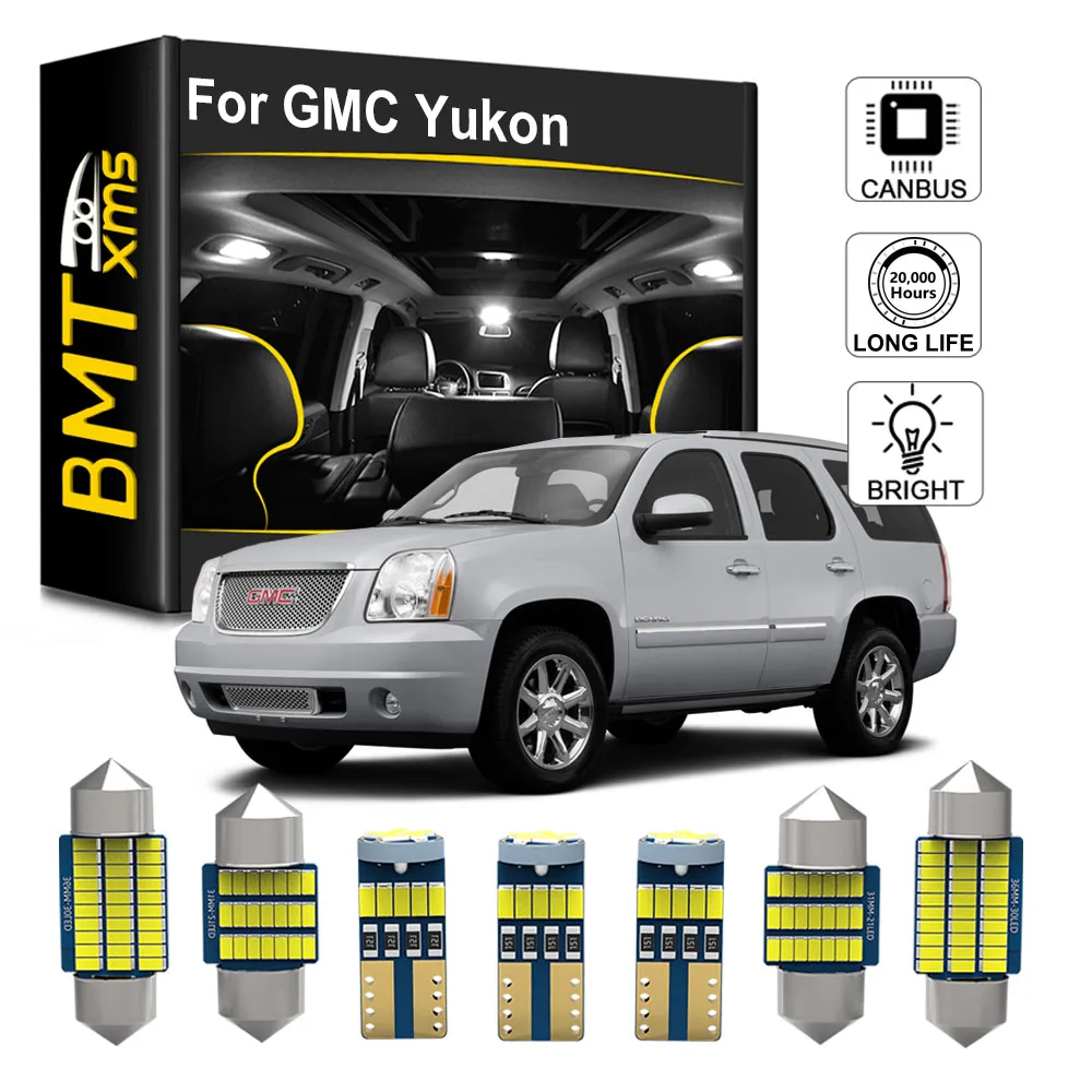 BMTxms Canbus Car LED Interior Map Dome Light Kit For GMC Yukon GMT400 GMT800 GMT900 XL Hybrid 1992-2014 Auto Lamp Accessories
BMTxms Canbus Car LED Interior Map Dome Light Kit For GMC Yukon GMT400 GMT800 GMT900 XL Hybrid 1992-2014 Auto Lamp Accessories