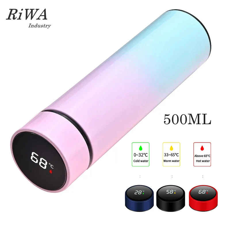 2022 Thermos Cup 500ML Stainless Steel Temperature Display Smart Water Bottle Vacuum Flasks Thermoses Coffee Cup Christmas Gifts
2022 Thermos Cup 500ML Stainless Steel Temperature Display Smart Water Bottle Vacuum Flasks Thermoses Coffee Cup Christmas Gifts