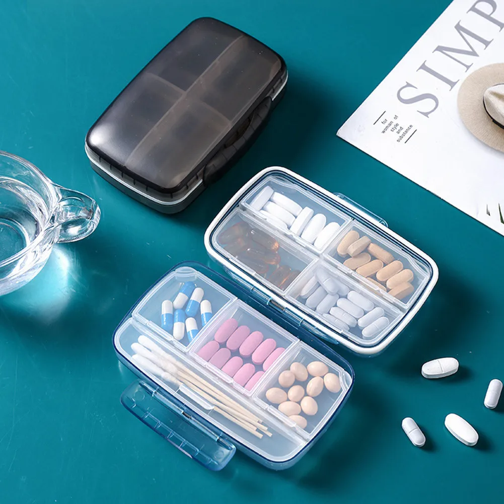 1pcs 8 Grids Large Medicine Pill Box Waterproof Pill Dispenser Sealed Storage Organizer Case Compartment Design Outdoor Tool
1pcs 8 Grids Large Medicine Pill Box Waterproof Pill Dispenser Sealed Storage Organizer Case Compartment Design Outdoor Tool