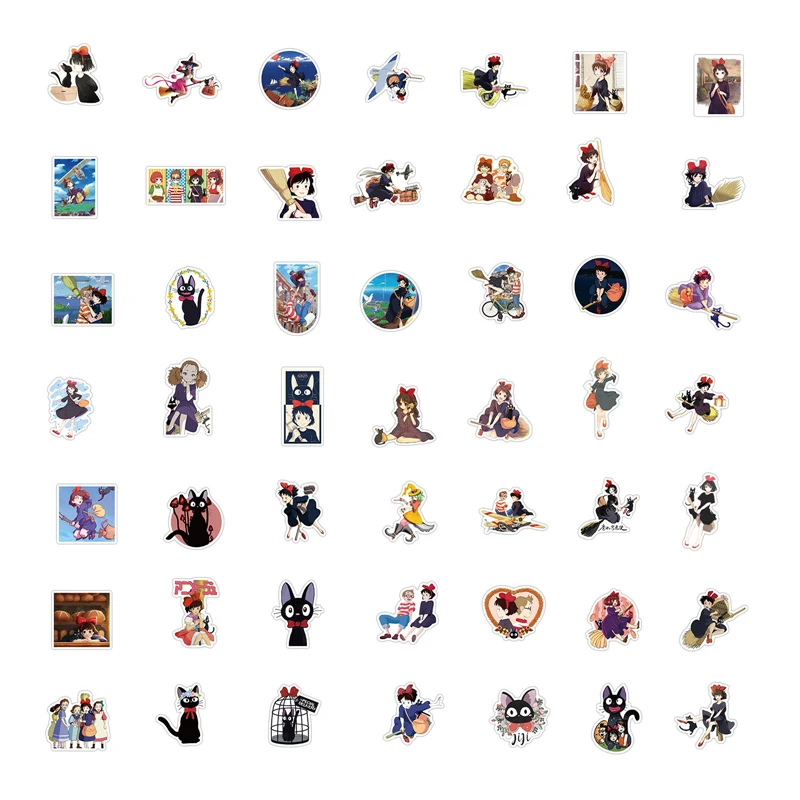 10PCS Kiki's Delivery Service Stickers Pack for Children Anime Sticker Decals To Laptop Suitcase Bike Skateboard Guitar
10PCS Kiki's Delivery Service Stickers Pack for Children Anime Sticker Decals To Laptop Suitcase Bike Skateboard Guitar