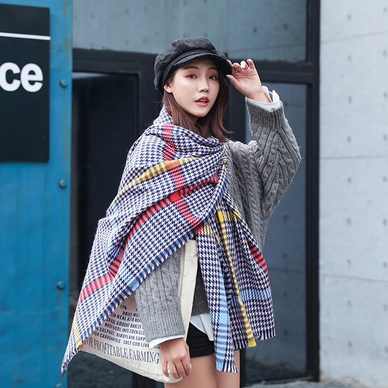 Women Winter Warm Scarf Cashmere PlaidPashmina Shawl and Wraps Long tassel Bandana Soft foulard female bufandas
Women Winter Warm Scarf Cashmere PlaidPashmina Shawl and Wraps Long tassel Bandana Soft foulard female bufandas