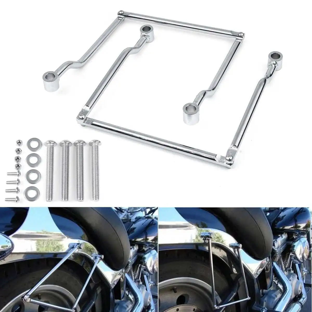 Motorcycle Saddlebags Support Bar Luggage Storage Side Tool Bags Holder Bracket Universal For Honda/Yamaha/Suzuki/Kawasaki
Motorcycle Saddlebags Support Bar Luggage Storage Side Tool Bags Holder Bracket Universal For Honda/Yamaha/Suzuki/Kawasaki
