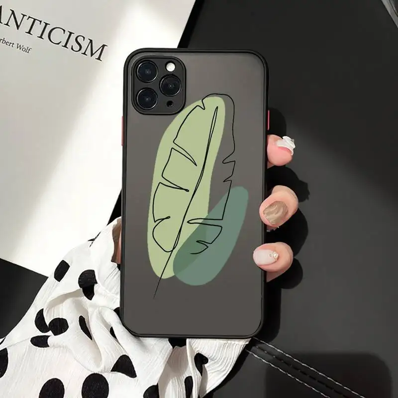 Art leaf flower design retro Phone Case For iPhone 12 11 Mini Pro XR XS Max 7 8 Plus X Matte transparent cover
Art leaf flower design retro Phone Case For iPhone 12 11 Mini Pro XR XS Max 7 8 Plus X Matte transparent cover