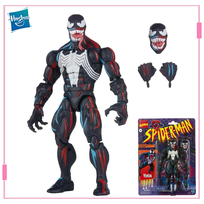 6 Inch Hasbro Marvel Legends Series Spider-Man Venom Animation Retro Packaging Anime Action Figure Collection Model Toys Gifts
6 Inch Hasbro Marvel Legends Series Spider-Man Venom Animation Retro Packaging Anime Action Figure Collection Model Toys Gifts