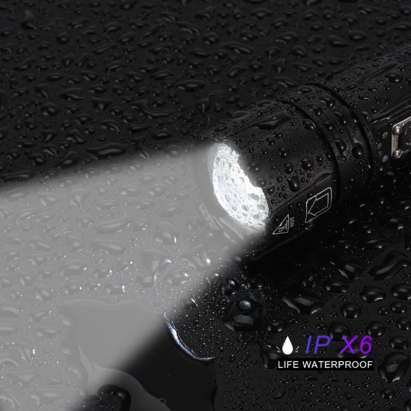 4000LM P90 led flashlight tactical light 18650 super bright usb rechargeable 3 modes Aluminum shell Field supplies dropshipping | Лампы и