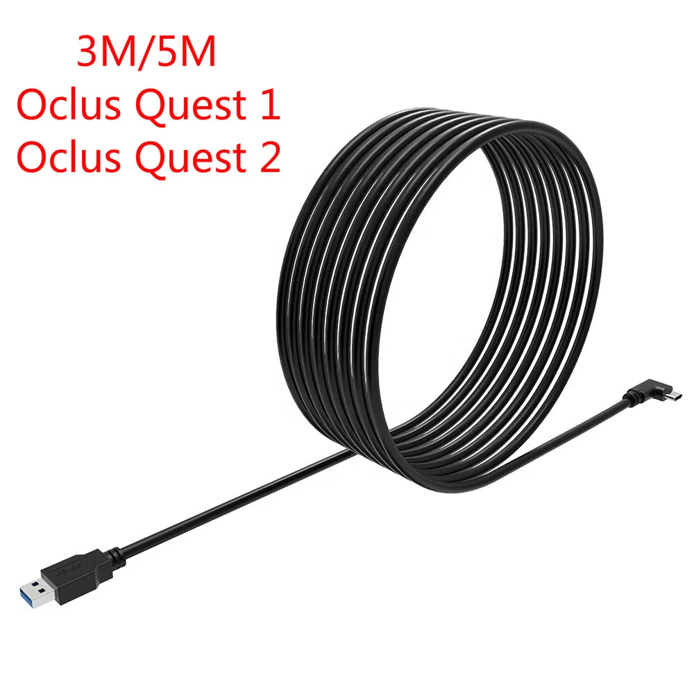3 м/5 м Oculus Quest VR Link кабель 10 футов USB C 2 высокоскоростной для передачи данных и