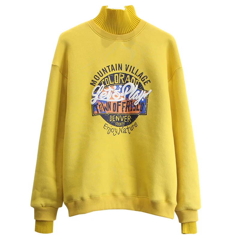 New Spring Autumn Women Clothes 2021 Thick Fake Two Piece High Collar Long Sleeve Pullovers Top Students Printing Sweatshirts
New Spring Autumn Women Clothes 2021 Thick Fake Two Piece High Collar Long Sleeve Pullovers Top Students Printing Sweatshirts