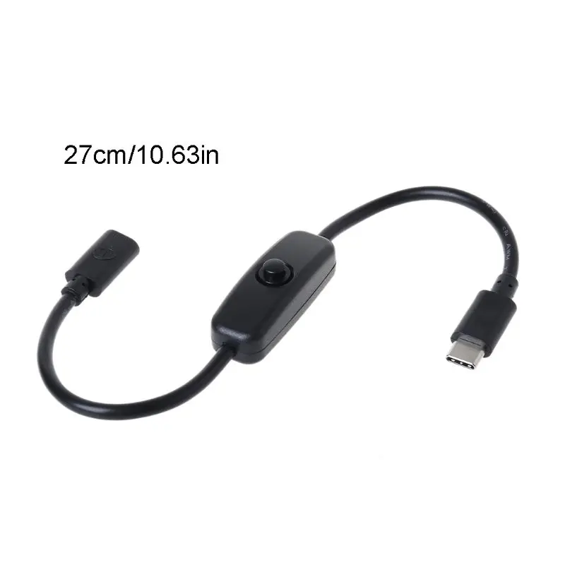 27RA Type C Male to Female USB-C Extension Cable Switch for Raspberry Pi 4 An-droid
27RA Type C Male to Female USB-C Extension Cable Switch for Raspberry Pi 4 An-droid