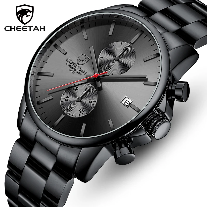 CHEETAH Men Watches Top Brand Luxury Fashion Black Business Quartz Watch Mens Chronograph Sports Wristwatch Relogio Masculino
CHEETAH Men Watches Top Brand Luxury Fashion Black Business Quartz Watch Mens Chronograph Sports Wristwatch Relogio Masculino