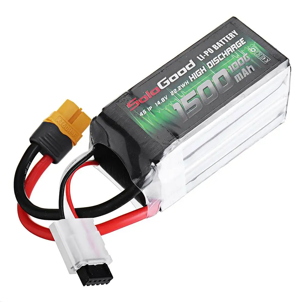 SoloGood 14,8 V 1500mAh 75C Φ XT60 Plug Lipo Battery для радиоуправляемых моделей гоночных автомобилей, Аксессуары для автомобилей с дистанционным управлением
SoloGood 14,8 V 1500mAh 75C Φ XT60 Plug Lipo Battery для радиоуправляемых моделей гоночных автомобилей, Аксессуары для автомобилей с дистанционным управлением