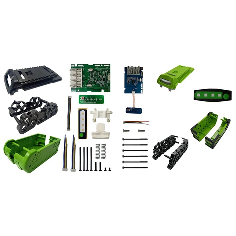 2 Set 18650 Version Battery Charging Protection Circuit Board for Greenworks 40V Lawn Mower Cropper, 10 Core & 20 Core
2 Set 18650 Version Battery Charging Protection Circuit Board for Greenworks 40V Lawn Mower Cropper, 10 Core & 20 Core