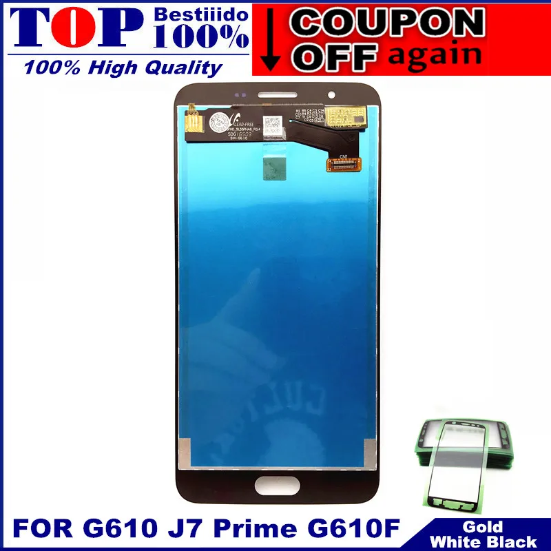 Высокое качество LCDs для Samsung Galaxy J7 Prime G610 G610F G610K G610L G610Y телефон ЖК дисплей