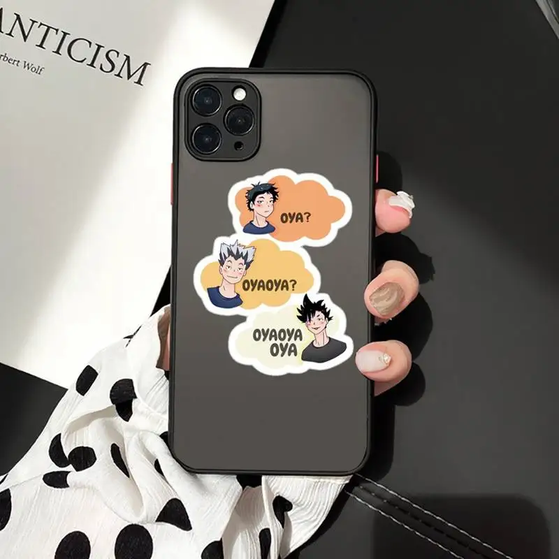 Oya Oya Oya Haikyuu luxury Phone Cases coque matte transparent For iphone 7 8 11 12 plus mini x xs xr pro max cover 
Oya Oya Oya Haikyuu luxury Phone Cases coque matte transparent For iphone 7 8 11 12 plus mini x xs xr pro max cover
