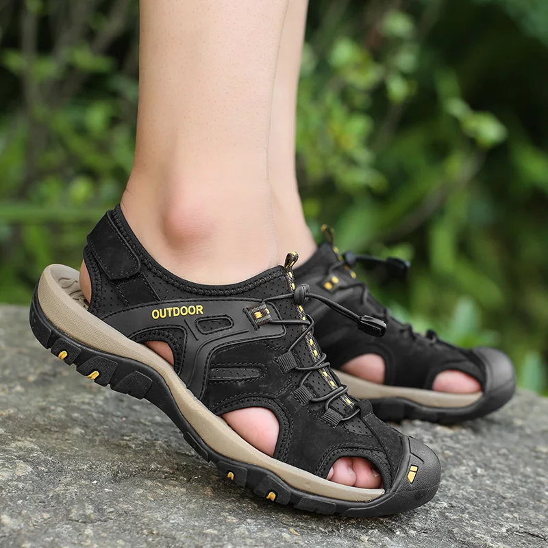 sandals men leather Luxury Summer beach Classic Hollow Breathable Comfortable High Quality men Roman sandals big size 48
sandals men leather Luxury Summer beach Classic Hollow Breathable Comfortable High Quality men Roman sandals big size 48