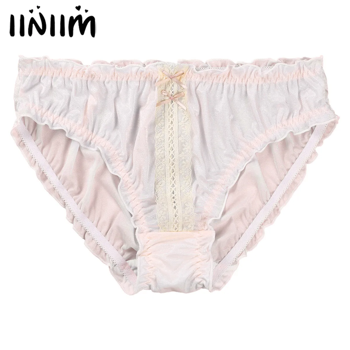 Мужские трусы брифы с заниженной талией, синие дышащие кружевные трусы с оборками и бантом, сексуальное нижнее белье для геев 
Мужские трусы брифы с заниженной талией, синие дышащие кружевные трусы с оборками и бантом, сексуальное нижнее белье для геев