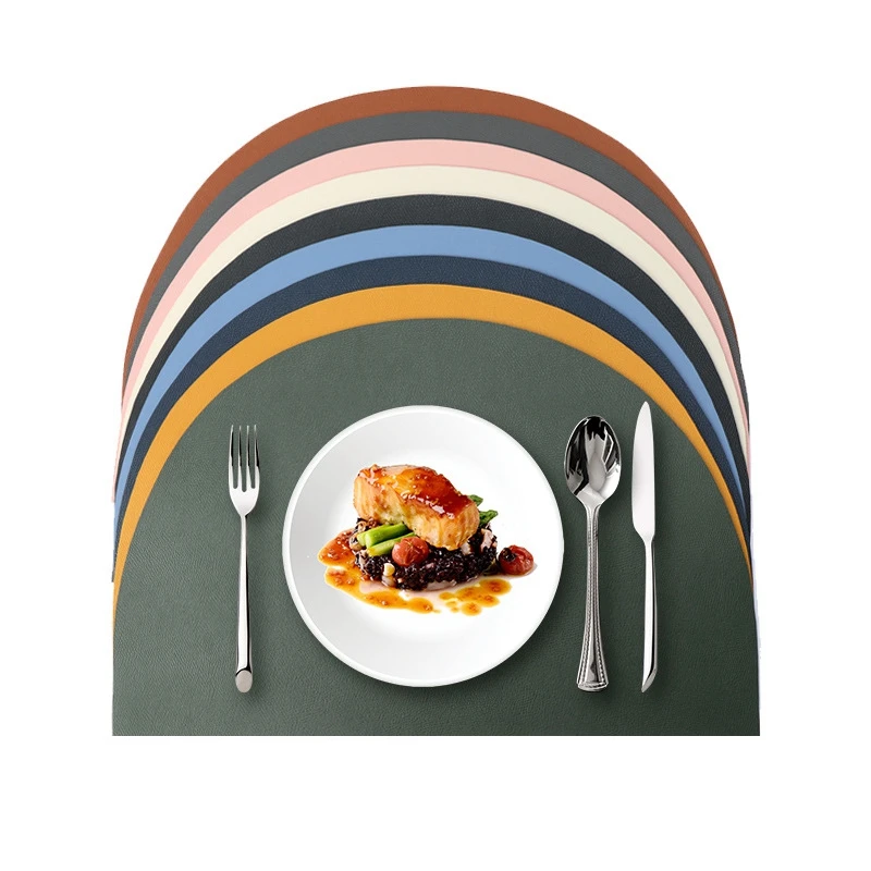 Inyahome Half-Round Shape Ins PU Table Mats Tableware Placemats Heat Resistant Washable Non-Slip Kitchen Accessories Cup Wine
Inyahome Half-Round Shape Ins PU Table Mats Tableware Placemats Heat Resistant Washable Non-Slip Kitchen Accessories Cup Wine