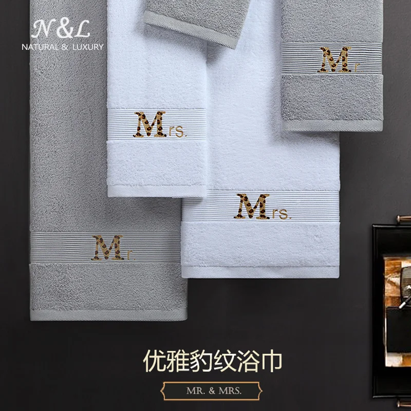Leopard Luxury Bath Towel Mr and Mrs Towels Personality Couple Adult Men Women White Bath Towel Wrapp Sexy Dry Bath Towel 6MM87
Leopard Luxury Bath Towel Mr and Mrs Towels Personality Couple Adult Men Women White Bath Towel Wrapp Sexy Dry Bath Towel 6MM87