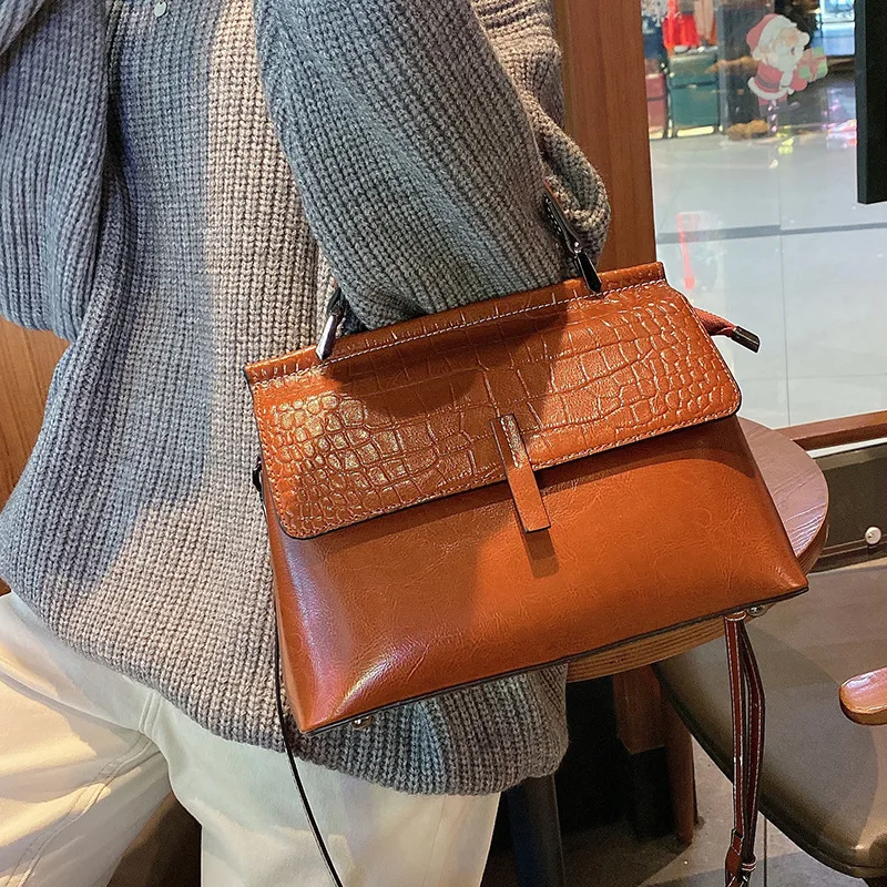 Luxury Designer Crossbody Bag 2021 New Shoulder Bags for Women Genuine Leather Handbag Crocodile Grain Lady Tote High Quality
Luxury Designer Crossbody Bag 2021 New Shoulder Bags for Women Genuine Leather Handbag Crocodile Grain Lady Tote High Quality