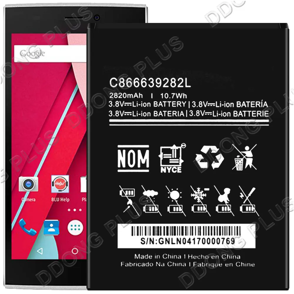 Аккумулятор C866639282L для BLU Studio 5.5C 5,5 C D690 D690U D690L, сменная Запасная часть
Аккумулятор C866639282L для BLU Studio 5.5C 5,5 C D690 D690U D690L, сменная Запасная часть