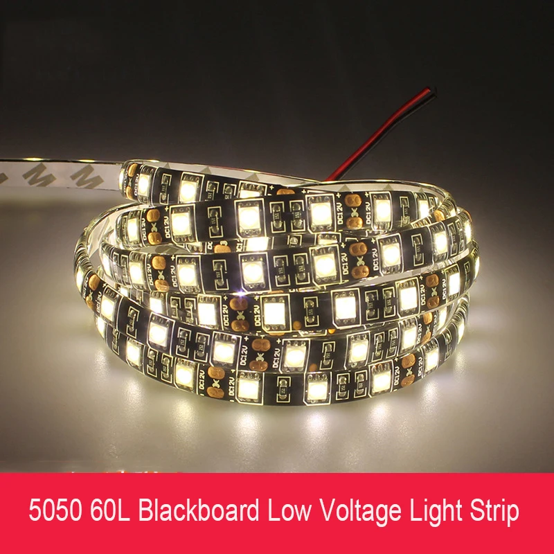 DC12V 5m 5050-60leds/m 10mm Flexible LED Light with Black PCB Board RGB Colorful Warm White Suitable For Bedroom Decoration
DC12V 5m 5050-60leds/m 10mm Flexible LED Light with Black PCB Board RGB Colorful Warm White Suitable For Bedroom Decoration