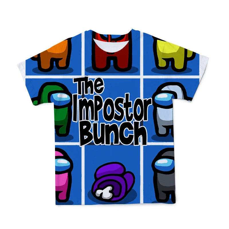 2021 Summer 3D Children's T-shirt Among US Games Fashion Slim Top O-neck 4T-14T Kids Short Shirt Baby Clothes Cute T-shirt 
2021 Summer 3D Children's T-shirt Among US Games Fashion Slim Top O-neck 4T-14T Kids Short Shirt Baby Clothes Cute T-shirt