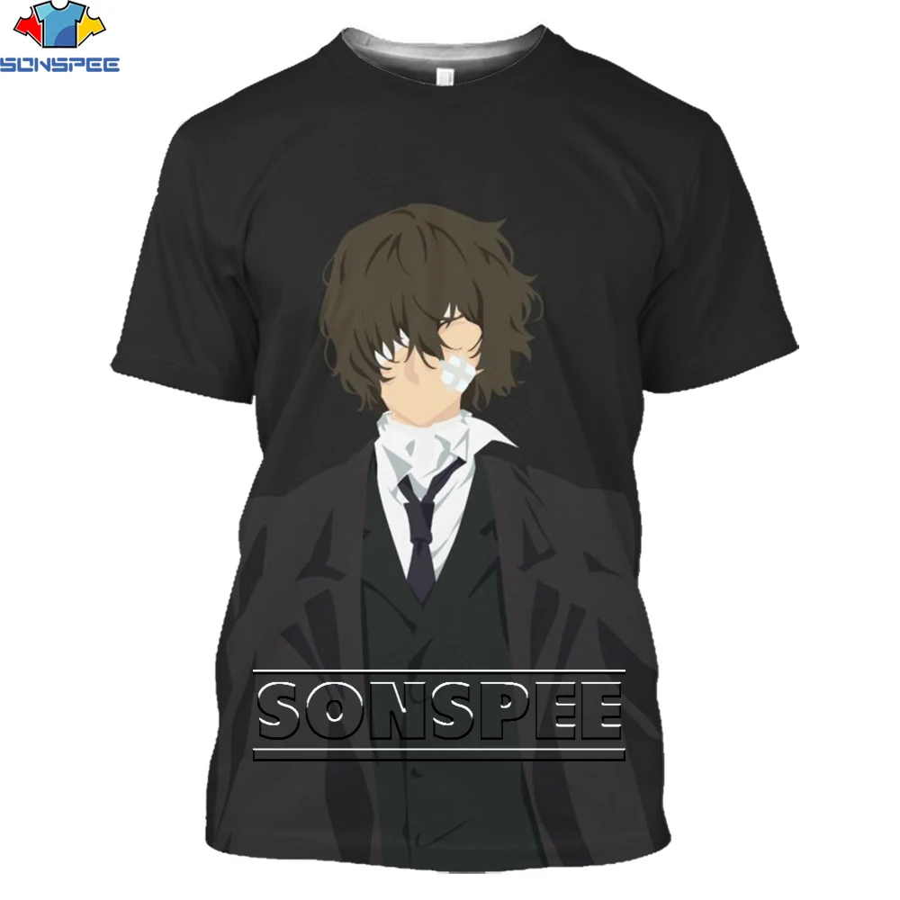 SONSPEE Bungo Stray Dogs 3D Printing Men's T-shirt Beast Anime Cartoon Summer Casual Loose Kids Oversized Top
SONSPEE Bungo Stray Dogs 3D Printing Men's T-shirt Beast Anime Cartoon Summer Casual Loose Kids Oversized Top