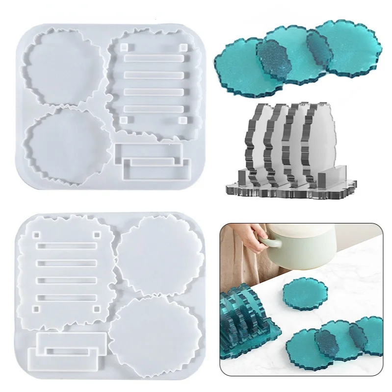 Coaster Mold Set Diy Epoxyhars Siliconen Mal Opslag Keuken Anti-Brandwonden Warmte Isolatie Pad Thuis Desktop Decoratie border
Coaster Mold Set Diy Epoxyhars Siliconen Mal Opslag Keuken Anti-Brandwonden Warmte Isolatie Pad Thuis Desktop Decoratie border