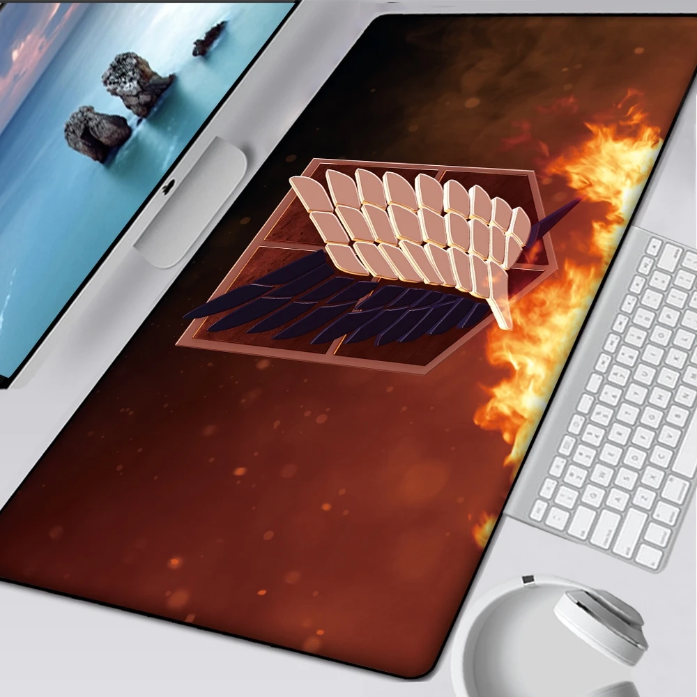 XXL Large Mouse Pad Attack on Titan Computer Gaming Mousepad Keyboard Pad To Mouse Giant PC Gamer Mouse Office Desk Mice Mats 
XXL Large Mouse Pad Attack on Titan Computer Gaming Mousepad Keyboard Pad To Mouse Giant PC Gamer Mouse Office Desk Mice Mats