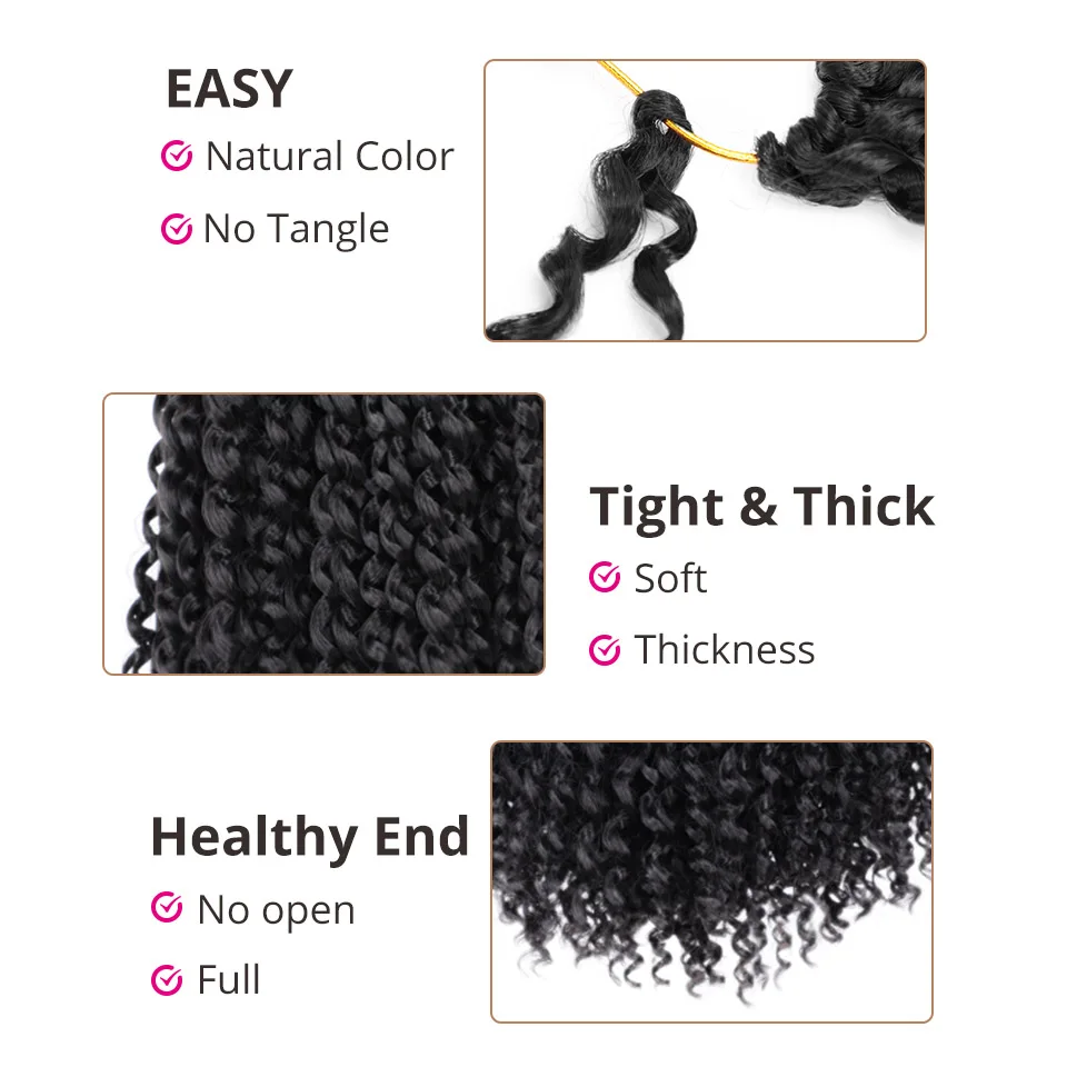 Doris beauty Ombre 18inch Passion Twist Crochet Hair Crochet Braiding Hair Extension Synthetic Bohemian Braid Black Hair
Doris beauty Ombre 18inch Passion Twist Crochet Hair Crochet Braiding Hair Extension Synthetic Bohemian Braid Black Hair