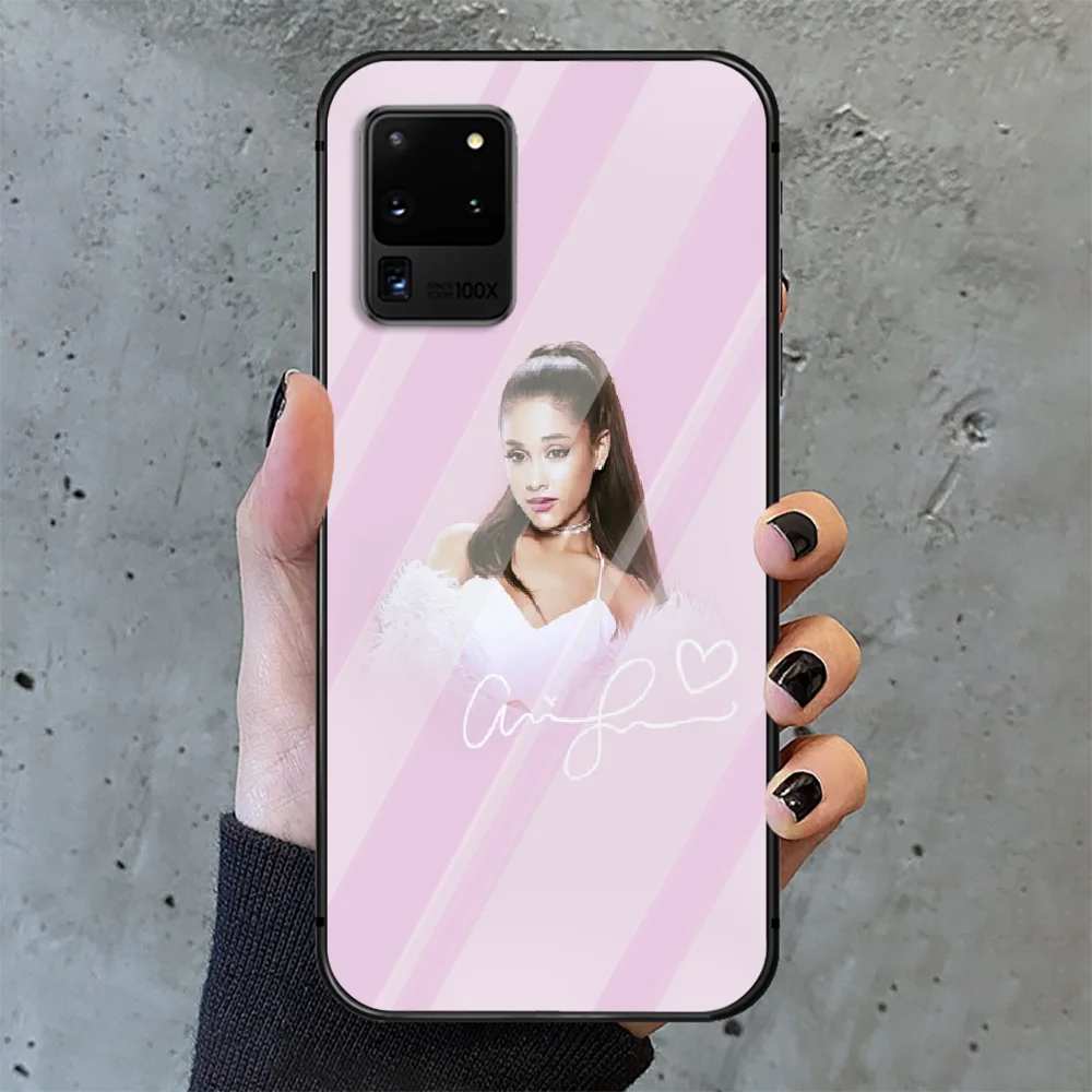 Singer Ariana Grande Phone Tempered Glass Case Cover For Samsung Galaxy S Note 5 6 9 10 10E 20 21 FE Plus Uitra Shell Silicone
Singer Ariana Grande Phone Tempered Glass Case Cover For Samsung Galaxy S Note 5 6 9 10 10E 20 21 FE Plus Uitra Shell Silicone