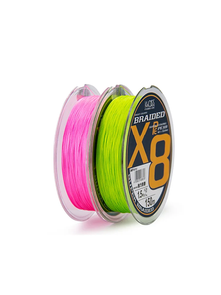 Pink PE Multifilament Fishing Line Braided Fishing Line 8 Strands 100/150m Fruit Green Wearresistant and Bite-proof Fishing Line
Pink PE Multifilament Fishing Line Braided Fishing Line 8 Strands 100/150m Fruit Green Wearresistant and Bite-proof Fishing Line