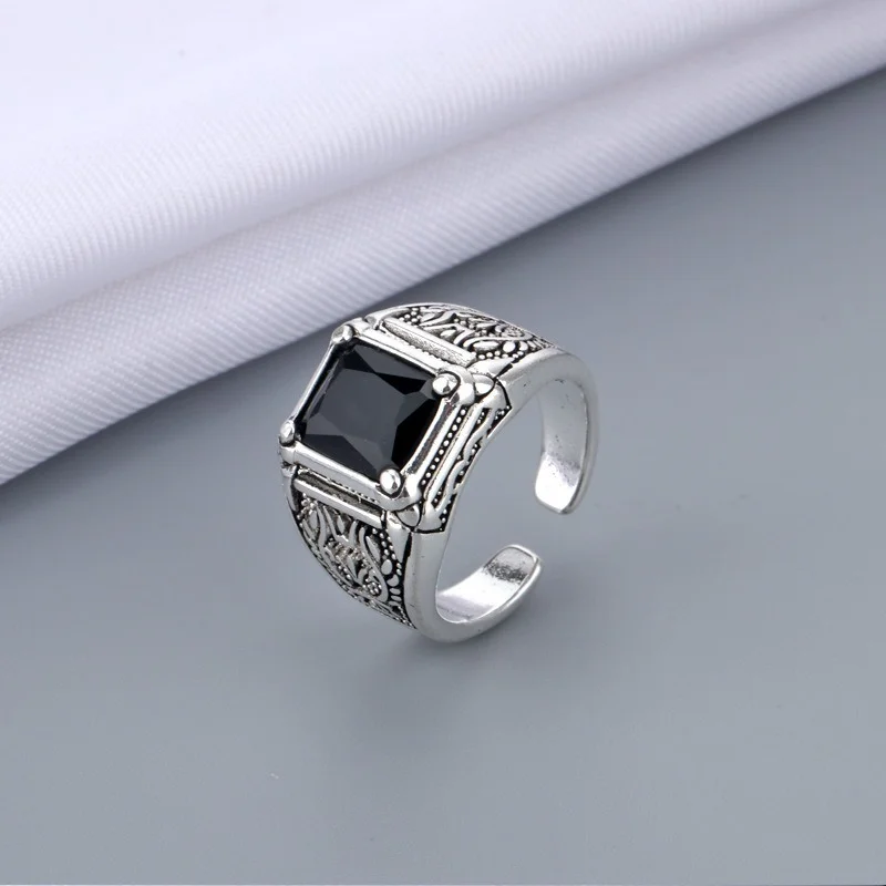 MrZMsZ Square Obsidian Rings For Women Vintage luxurious Adjustable Open Ring Teen Girls 2021 Trendy Gift Fashion Jewelry
MrZMsZ Square Obsidian Rings For Women Vintage luxurious Adjustable Open Ring Teen Girls 2021 Trendy Gift Fashion Jewelry
