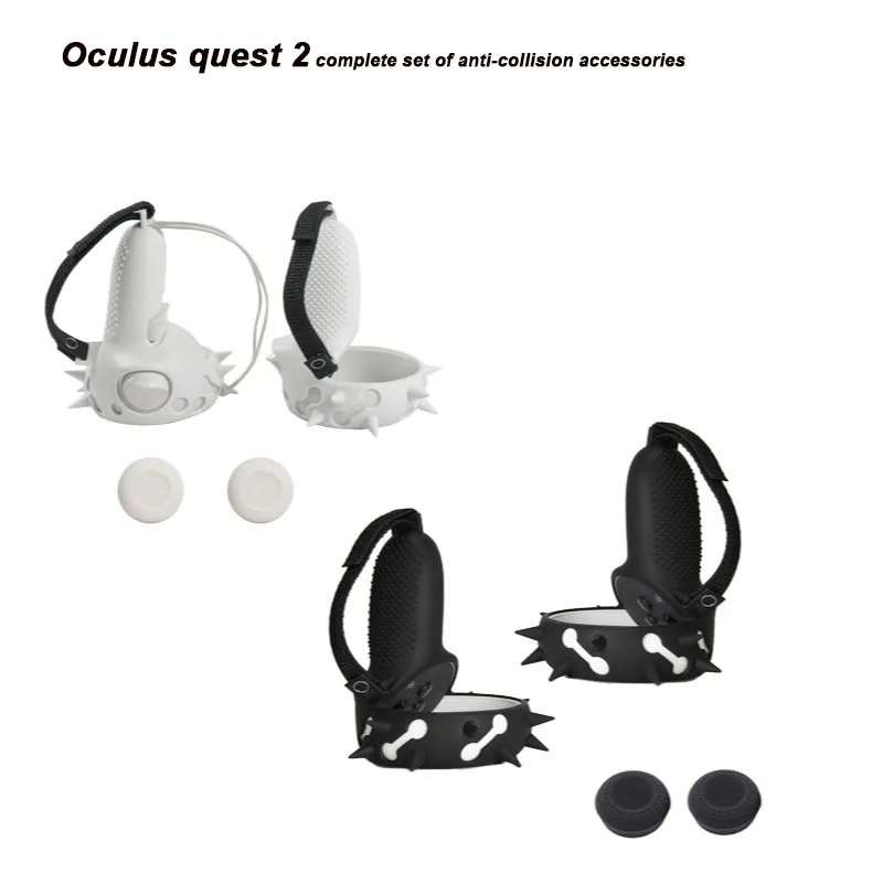 Anti-drop Silicone Protective Cover For Oculus Quest 2 Handle Full Bump Protection Cover Suitable Protective Sleeve
Anti-drop Silicone Protective Cover For Oculus Quest 2 Handle Full Bump Protection Cover Suitable Protective Sleeve