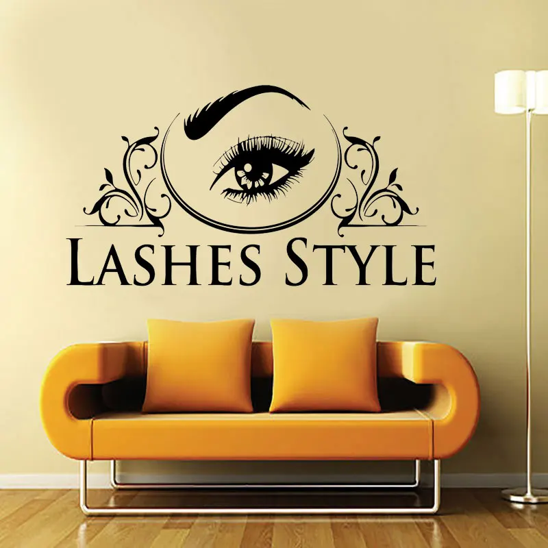 Eyelash Decals Wall Decal Window Sticker Beauty Salon Woman Face Eyelashes Lashes Style Eyebrows Brows Murals Wallpaper 4699
Eyelash Decals Wall Decal Window Sticker Beauty Salon Woman Face Eyelashes Lashes Style Eyebrows Brows Murals Wallpaper 4699