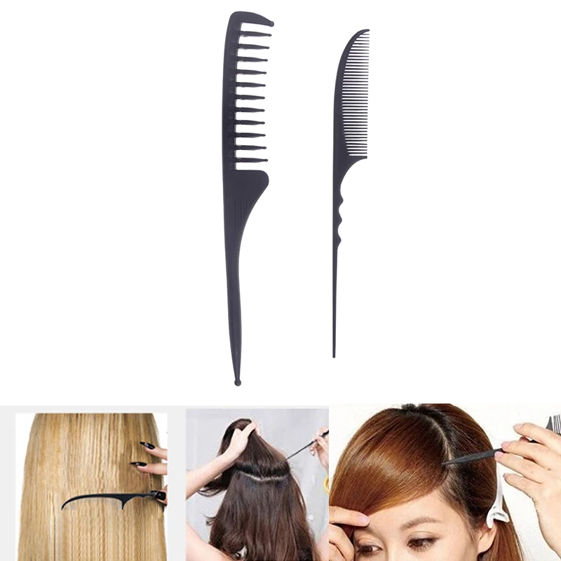 1Pc Hair Pointed Tail Hairdressing Comb Brush Tools For Hairbrush Carbon Fiber Hairdressing Styling Tools Salon NEW 
1Pc Hair Pointed Tail Hairdressing Comb Brush Tools For Hairbrush Carbon Fiber Hairdressing Styling Tools Salon NEW