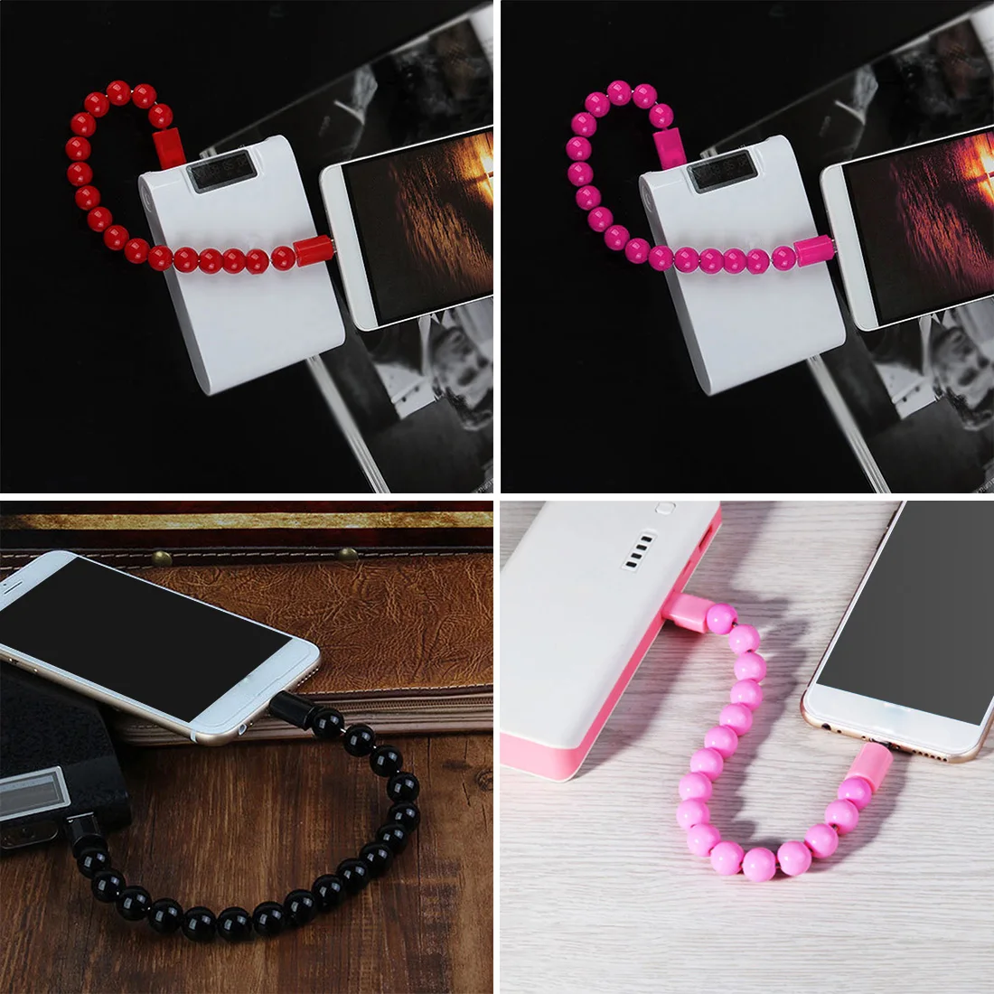 Портативный зарядный кабель Mini Type-C/8Pin/Micro USB для передачи данных и зарядки шнур