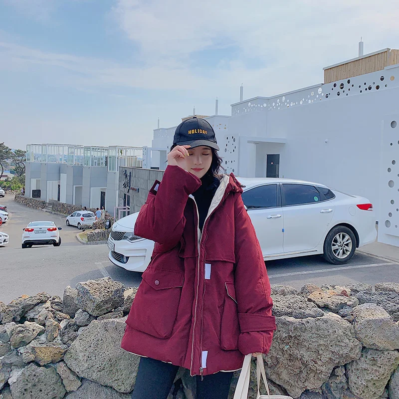 Female Winter Down Padded Jacket New Loose plus Velvet padded Coat Mid-length loose Hooded Overcoat Large size Woman Parkas 110
Female Winter Down Padded Jacket New Loose plus Velvet padded Coat Mid-length loose Hooded Overcoat Large size Woman Parkas 110