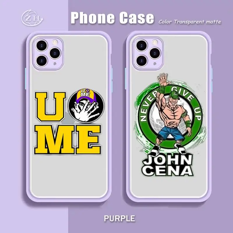 Superstar John Cena Phone Case For IPhone 12 11 Pro Max X XR XS Max 7 8 Plus Candy Color Cover Case
Superstar John Cena Phone Case For IPhone 12 11 Pro Max X XR XS Max 7 8 Plus Candy Color Cover Case