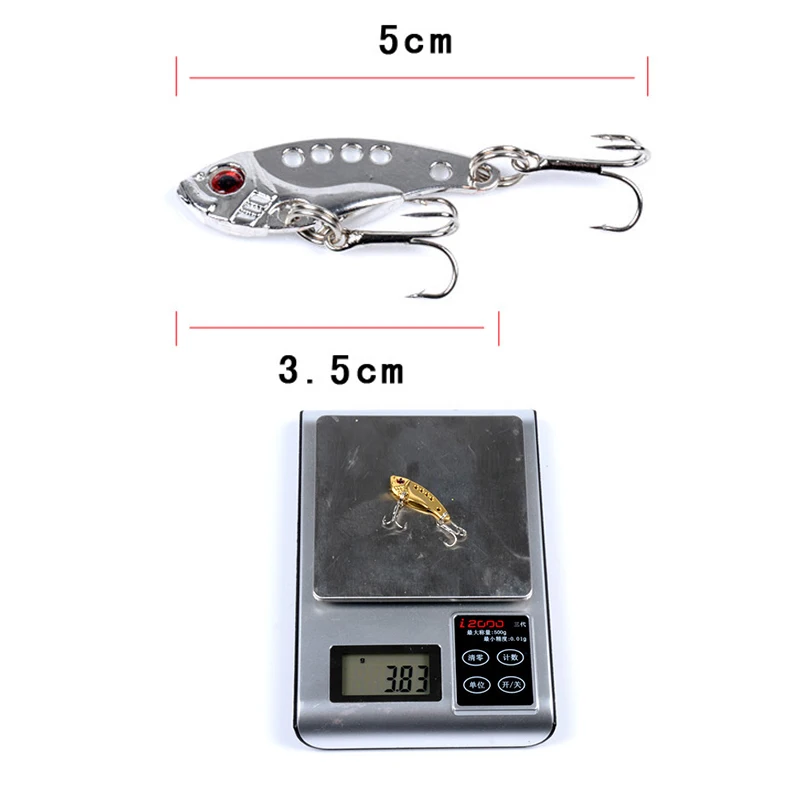 1pc VIB Fishing Lure Metal Vibration Pike Bass Fish Bait 3.8g 7g 11g Artificial Bait 3D Eyes Hard Lures Hooks Fishing Tackle
1pc VIB Fishing Lure Metal Vibration Pike Bass Fish Bait 3.8g 7g 11g Artificial Bait 3D Eyes Hard Lures Hooks Fishing Tackle