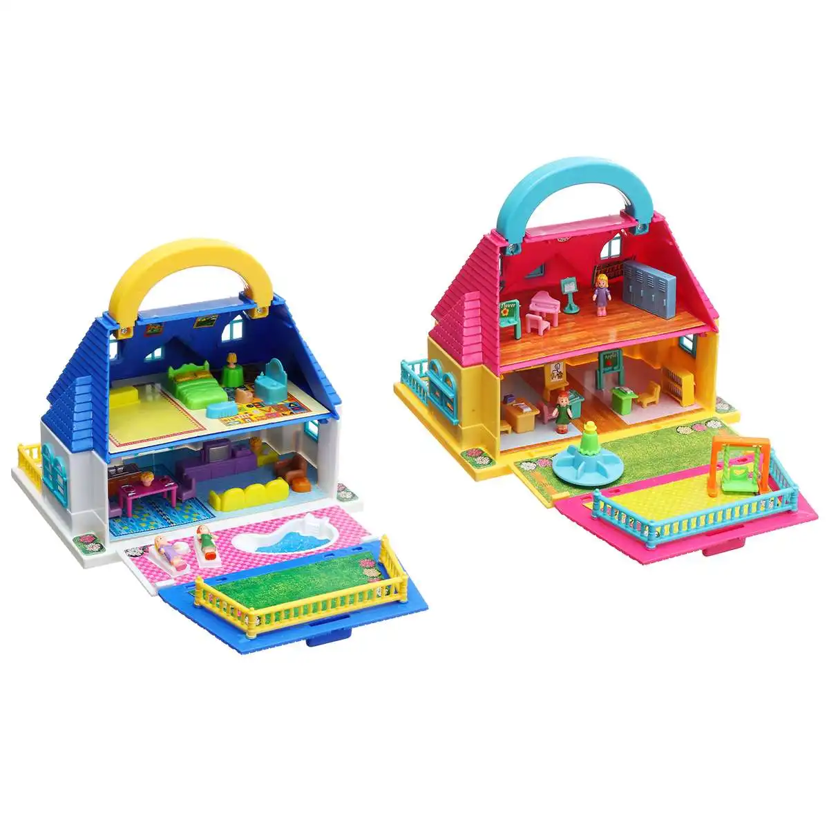 Detachable Hand-held DIY 2-Storey Townhouse Play House Doll House Child DIY Furniture Accessories Toys for Kids Birthday Gift
Detachable Hand-held DIY 2-Storey Townhouse Play House Doll House Child DIY Furniture Accessories Toys for Kids Birthday Gift