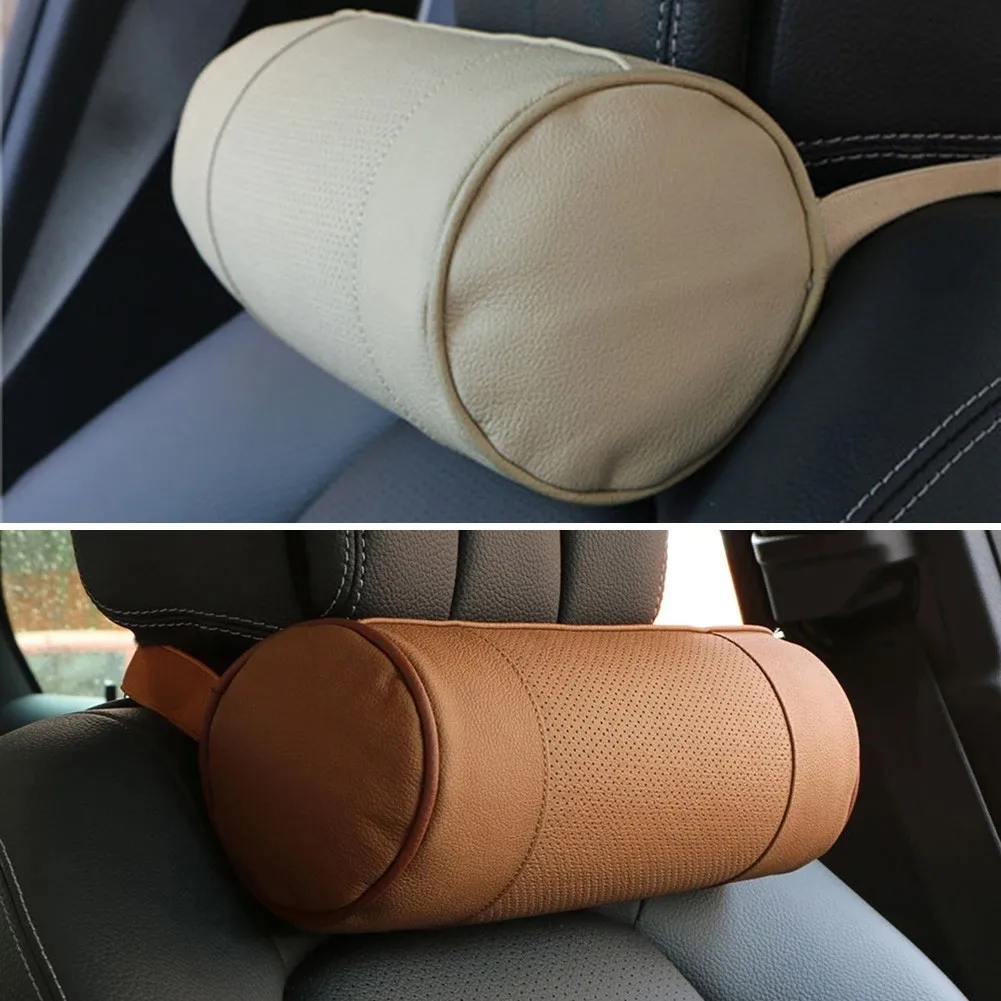 Car Leather Pillow Office Chair Headrest Cervical Support Cushion Shoulder Neck Soothing Cushion Car Interior Accessories
Car Leather Pillow Office Chair Headrest Cervical Support Cushion Shoulder Neck Soothing Cushion Car Interior Accessories