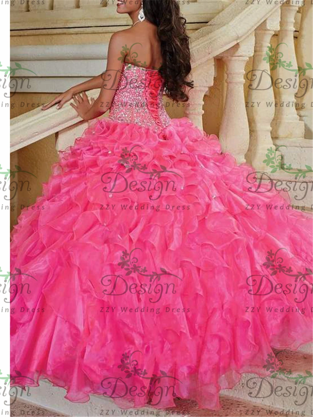 Excellent Tulle Sweetheart Neckline Crystals Beading Tiered Vestidos De Fiesta 15 Dresses Ball Gown Sweet 16 Quinceanera Dresses
Excellent Tulle Sweetheart Neckline Crystals Beading Tiered Vestidos De Fiesta 15 Dresses Ball Gown Sweet 16 Quinceanera Dresses
