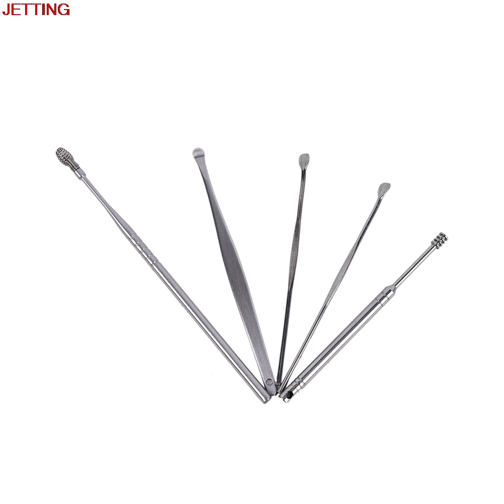 5pcs/Lot Stainless Steel Silver Earpick With PP Box Wax Remover Curette Cleaner Health Care Tool Ear Pick In Addition To The Wax
5pcs/Lot Stainless Steel Silver Earpick With PP Box Wax Remover Curette Cleaner Health Care Tool Ear Pick In Addition To The Wax