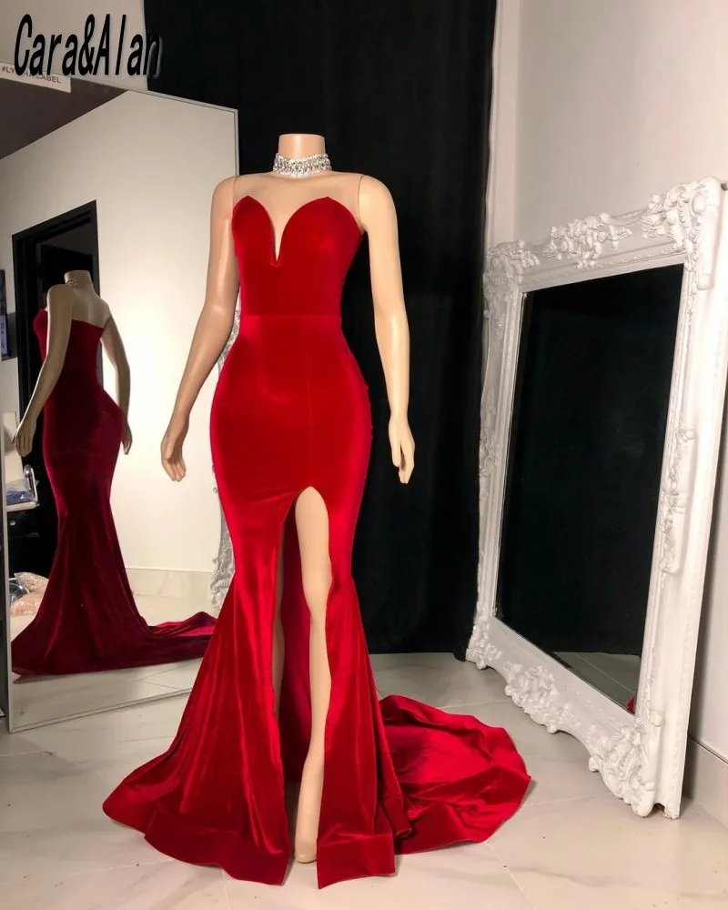 Simple Velvet Red Prom Dresses Sweetheart Zipper Mermaid Zipper Evening Gowns robe de soirée de mariage 2021 Women Party Wear
Simple Velvet Red Prom Dresses Sweetheart Zipper Mermaid Zipper Evening Gowns robe de soirée de mariage 2021 Women Party Wear