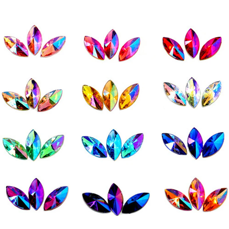 Nail Rhinestone 100pcs/set 7*15mm Acrylic Pointed Flat Bottom Rhinestone For Nail Rhinestone diy Clothing Accessories Wedding
Nail Rhinestone 100pcs/set 7*15mm Acrylic Pointed Flat Bottom Rhinestone For Nail Rhinestone diy Clothing Accessories Wedding